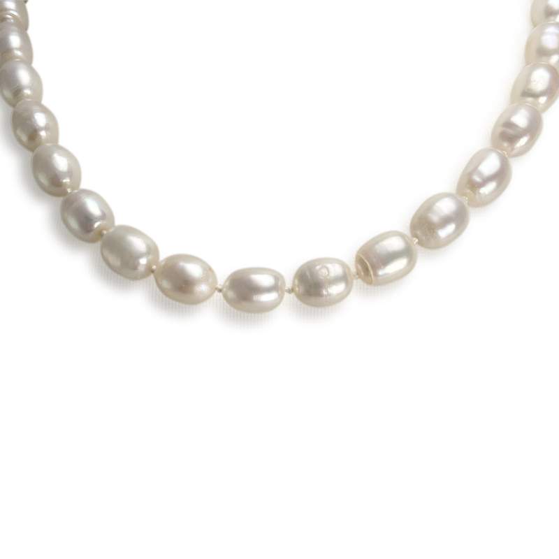 Collier d'occasion or 750 jaune perles de culture - vue 1