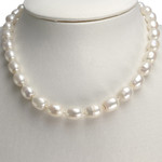 Collier d'occasion or 750 jaune perles de culture - vue 2