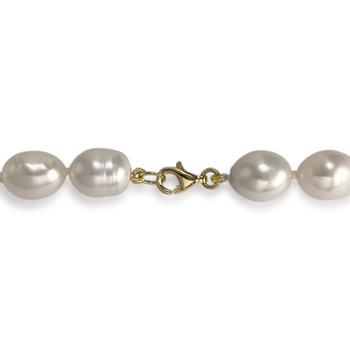 Collier d'occasion or 750 jaune perles de culture