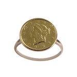 Bague d'occasion or 750 jaune - vue 1