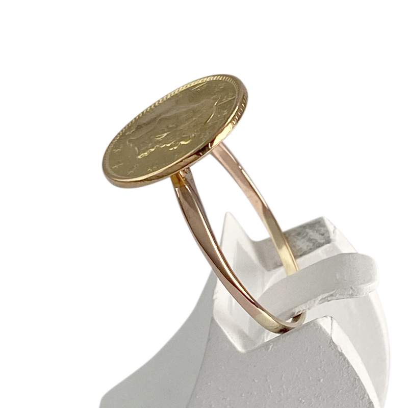 Bague d'occasion or 750 jaune - vue 2