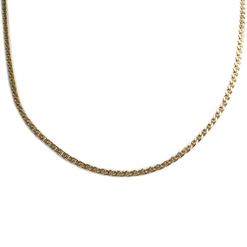 Collier d'occasion or 750 jaune maille fantaisie - vue 1