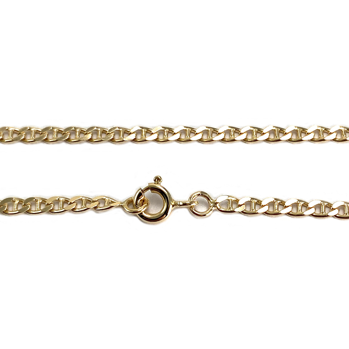 Collier d'occasion or 750 jaune maille fantaisie - vue 3