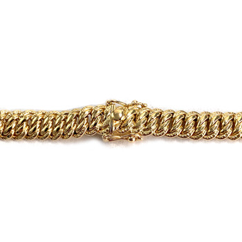 Collier d'occasion or 750 jaune maille américaine