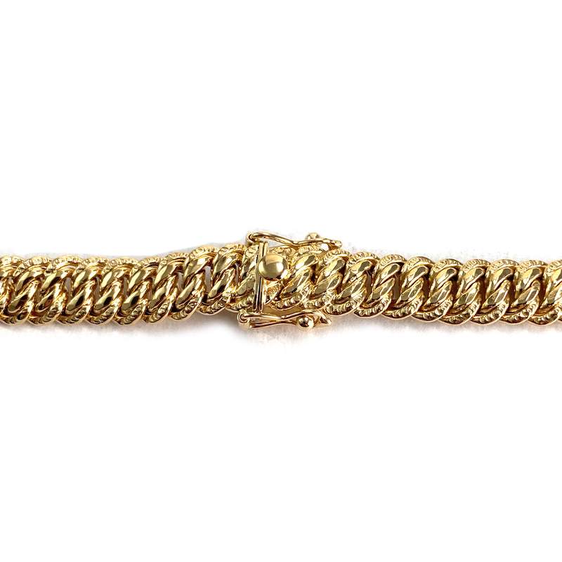 Collier d'occasion or 750 jaune maille américaine - vue 3