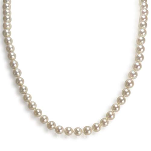 Collier d'occasion or 750 jaune perle de culture diamant