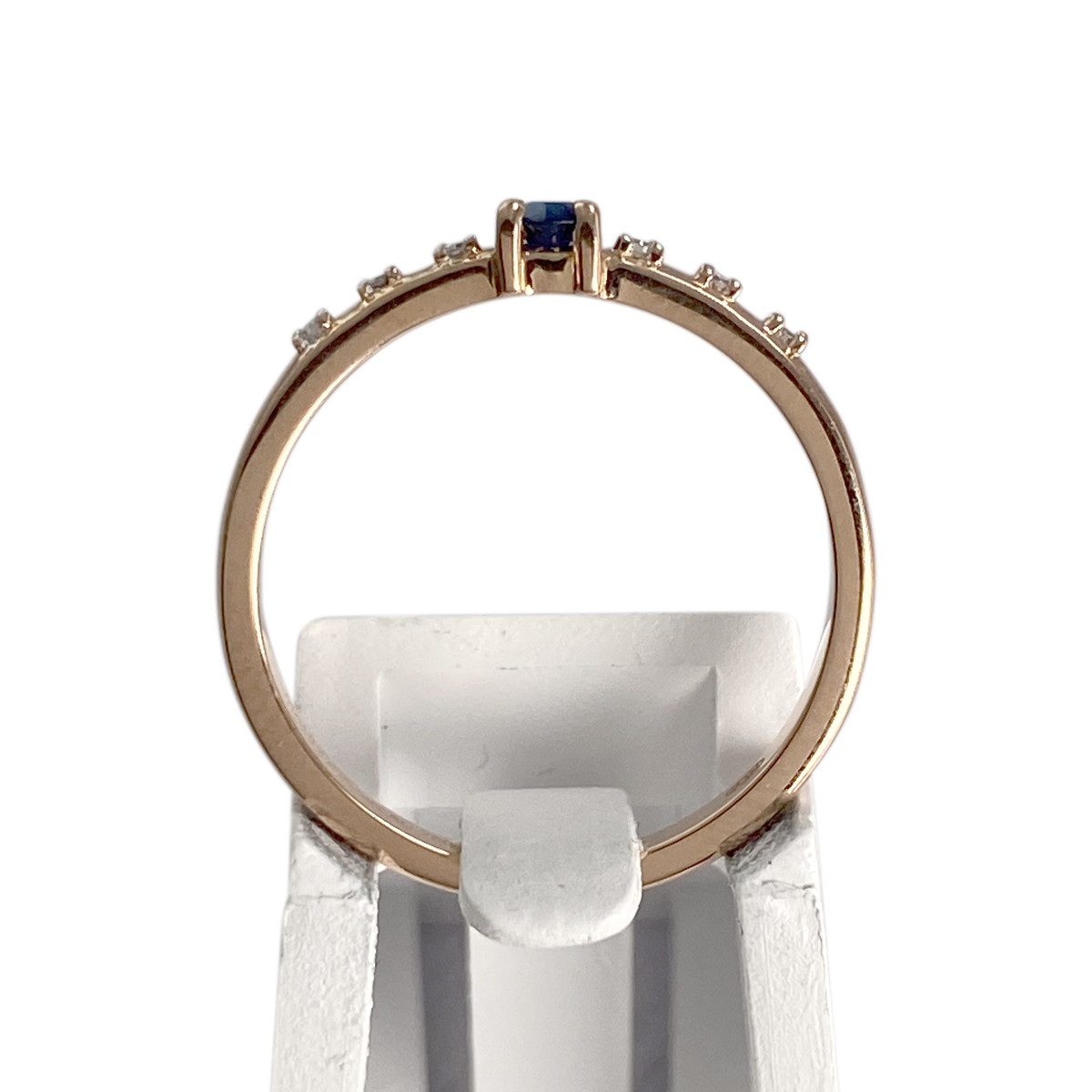 Bague MAUBOUSSIN d'occasion or 750 jaune diamant saphir - vue 3