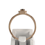 Bague MAUBOUSSIN d'occasion or rose 750  diamant - vue 3