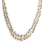 Collier d'occasion or 750 jaune perle de culture - vue 1