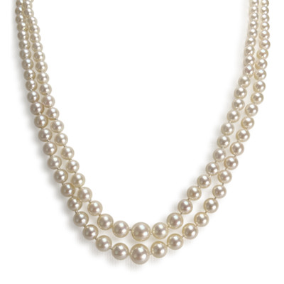 Collier d'occasion or 750 jaune perle de culture - vue 1