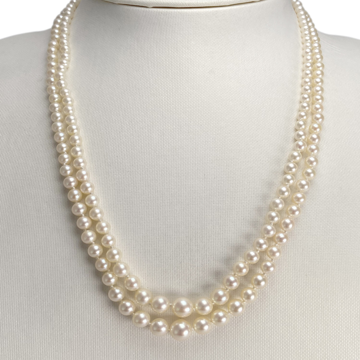 Collier d'occasion or 750 jaune perle de culture - vue 2