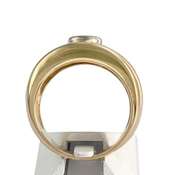 Bague d'occasion or 750 2 tons diamants