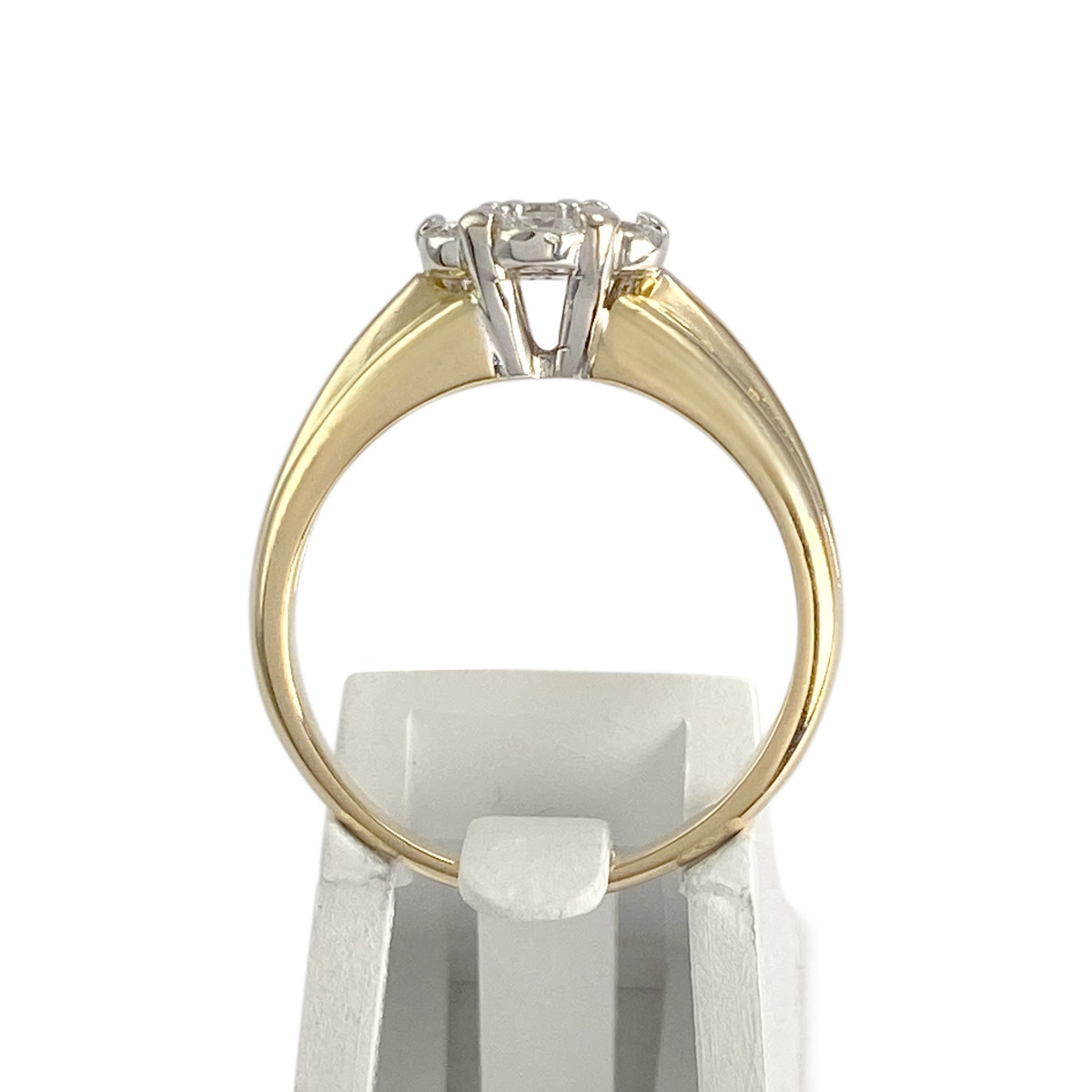 Bague d'occasion 2 ors 750 diamants - vue 3