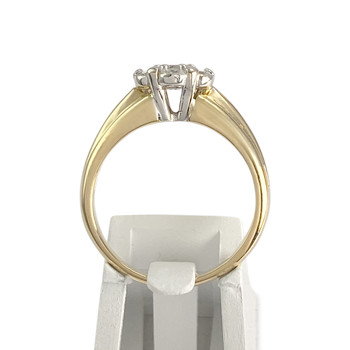 Bague d'occasion 2 ors 750 diamants