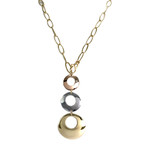 Collier d'occasion 3 ors 750 maille forçat - vue 1