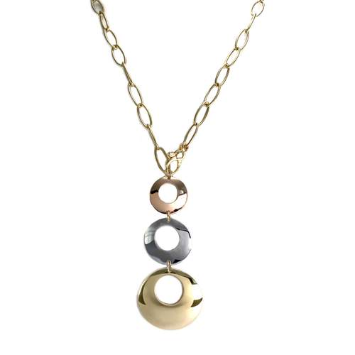 Collier d'occasion 3 ors 750 maille forçat