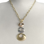 Collier d'occasion 3 ors 750 maille forçat - vue 2