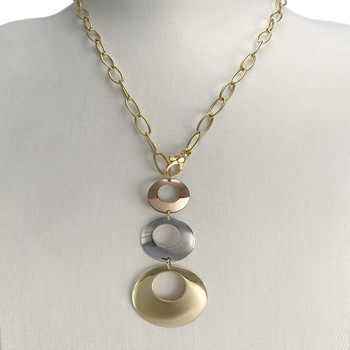 Collier d'occasion 3 ors 750 maille forçat