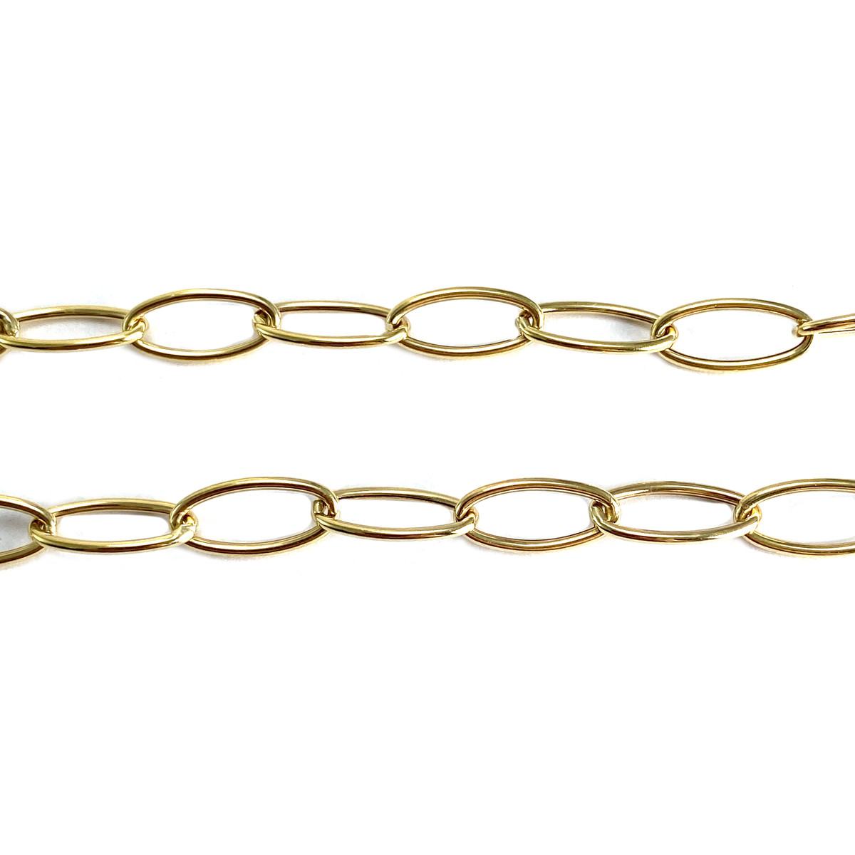 Collier d'occasion 3 ors 750 maille forçat - vue 3