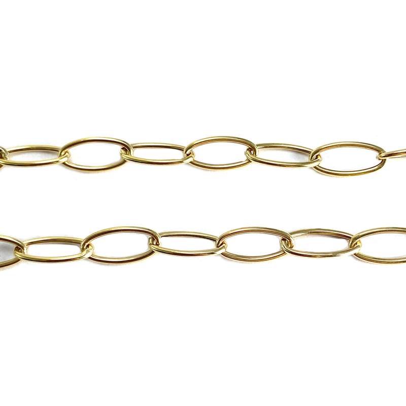 Collier d'occasion 3 ors 750 maille forçat - vue 3