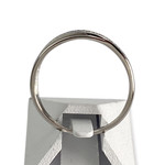 Bague d'occasion or 375 blanc diamants - vue 3