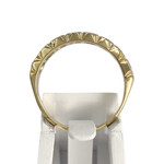 Bague d'occasion or 750 jaune diamants - vue 3