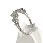 Bague d'occasion or 375 blanczirconias - vue 2