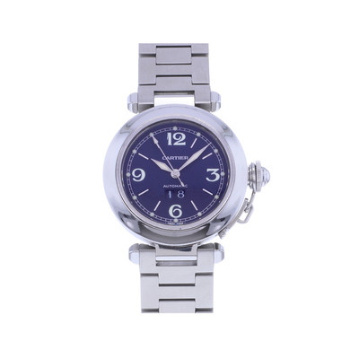 Montre d'occasion CARTIER Pasha femme automatique bracelet acier