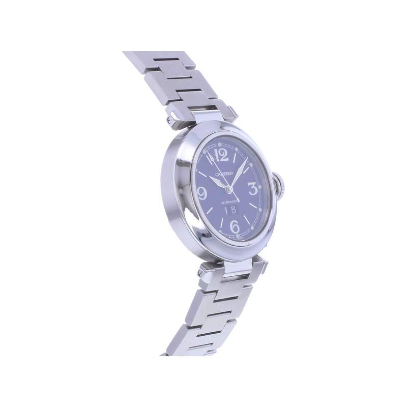 Montre d'occasion CARTIER Pasha femme automatique bracelet acier - vue 2