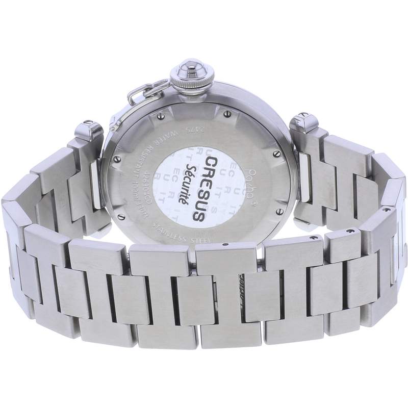 Montre d'occasion CARTIER Pasha femme automatique bracelet acier - vue 3