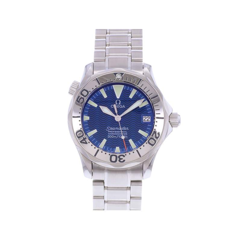 Montre d'occasion OMEGA Seamaster homme quartz bracelet acier - vue 1