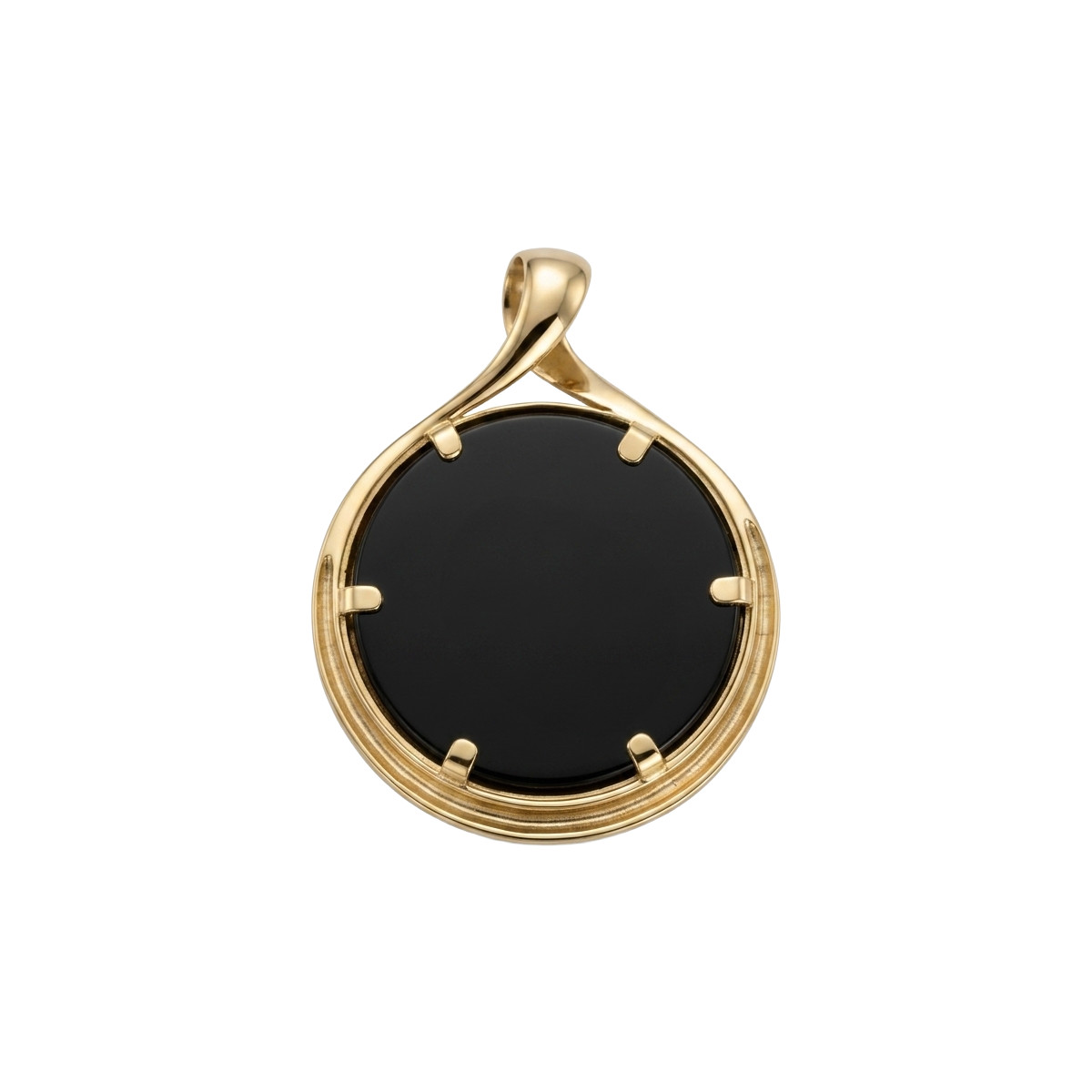 Pendentif d'occasion or 750 jaune camée - vue 2