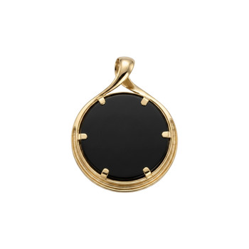 Second-hand gold 750 yellow cameo pendant