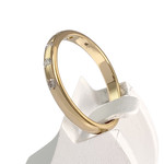 Bague d'occasion or 750 jaune diamant - vue 2