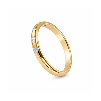 Bague d'occasion or 750 jaune diamant