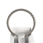 Bague d'occasion or 750 blanc diamants - vue 3
