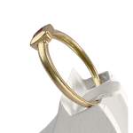 Bague d'occasion or 750 jaune rubis - vue 2