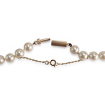 Collier d'occasion or 750 jaune perle de culture du japon - vue 3