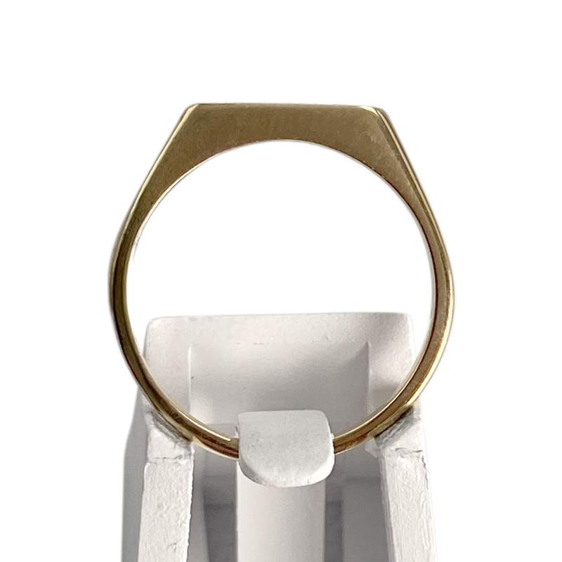 Bague d'occasion or 750 jaune diamants saphirs - vue 3
