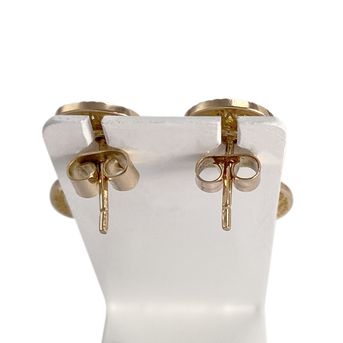 Boucles d'oreilles d'occasion or 750 jaune - vue 3