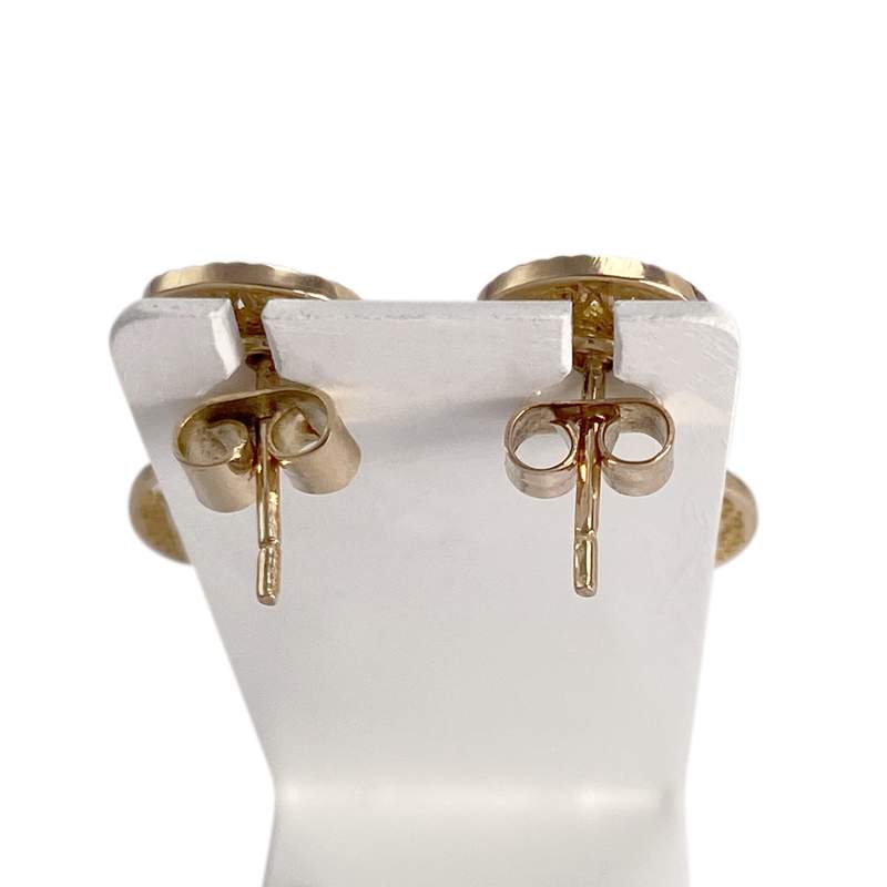 Boucles d'oreilles d'occasion or 750 jaune - vue 3