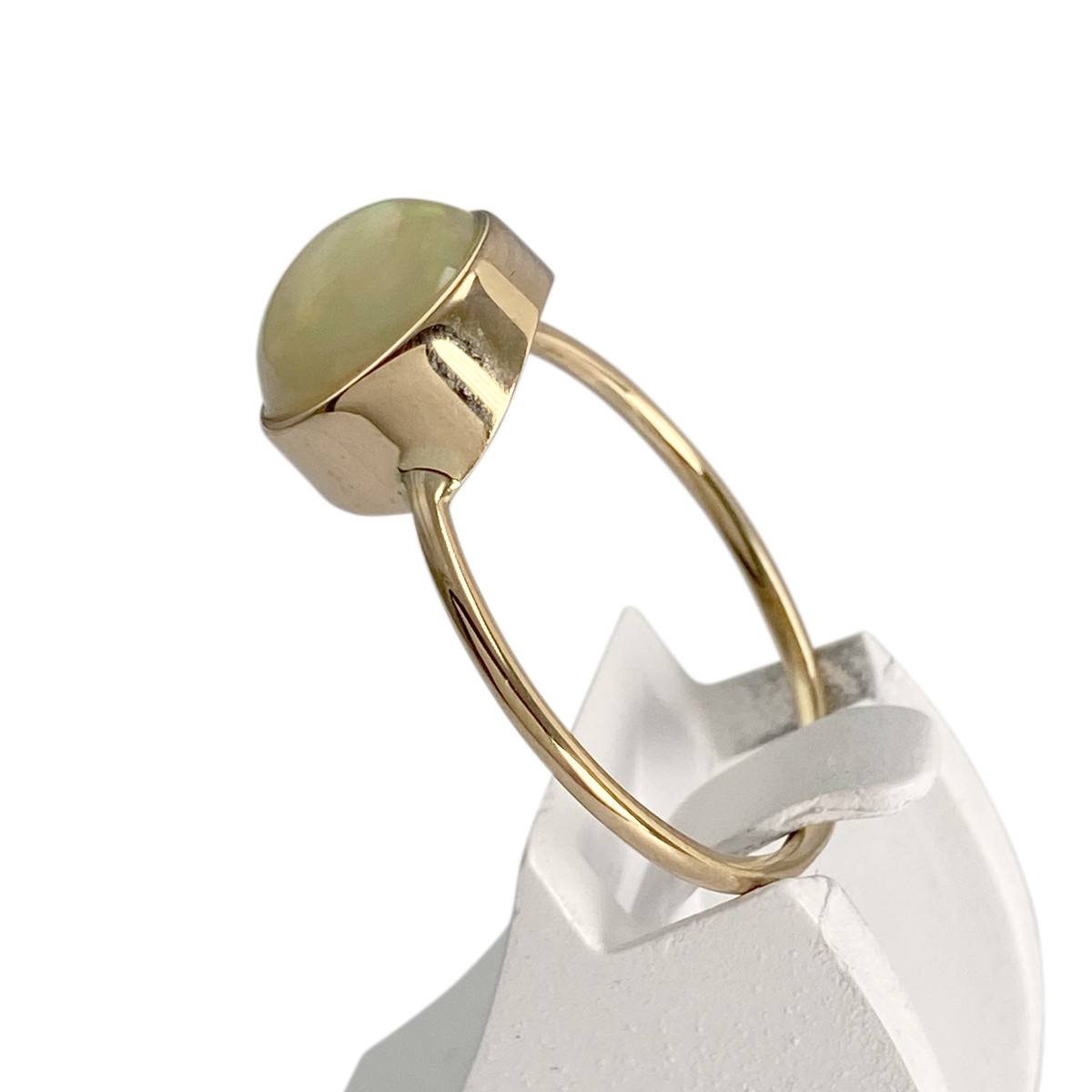 Bague d'occasion or 750 jaune opale - vue 2