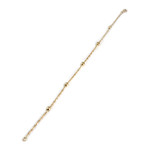 Bracelet d'occasion or 750 jaune maille torsadee - vue 2