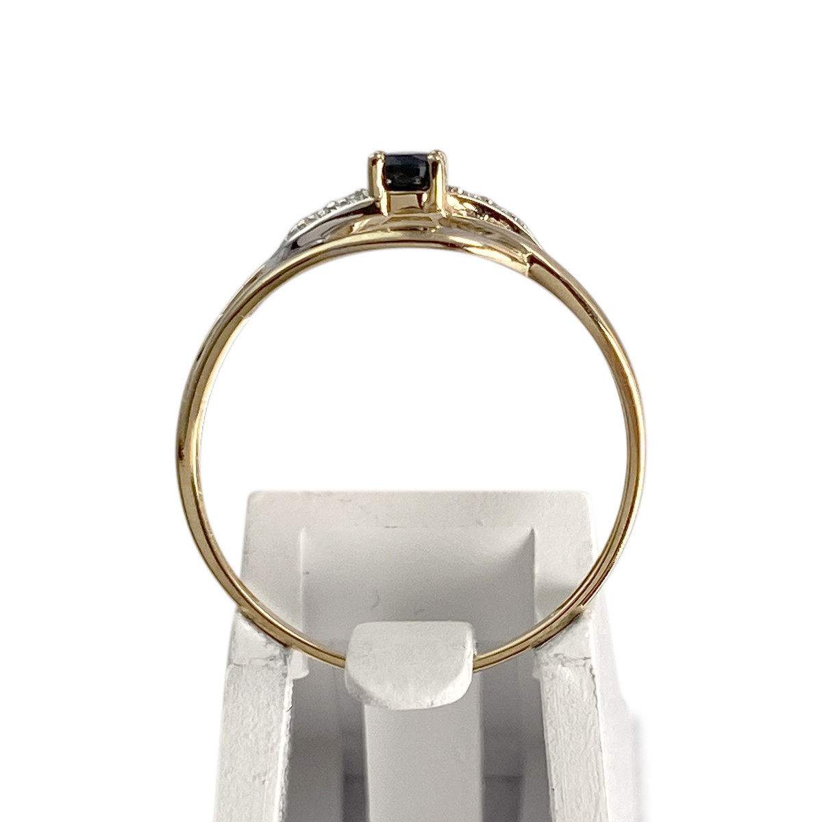 Bague d'occasion or 750 2 tons saphir - vue 3