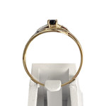 Bague d'occasion or 750 2 tons saphir - vue 3