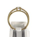 Bague d'occasion or 750 jaune diamant - vue 3