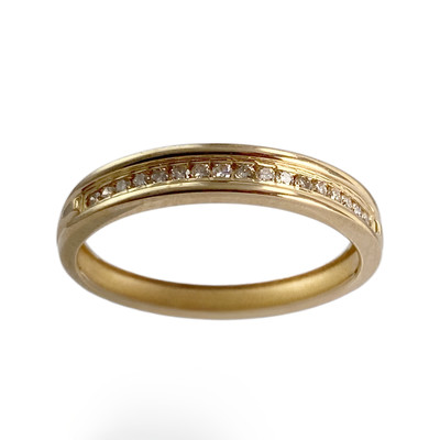 Bague d'occasion or 750 jaune diamant
