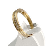 Bague d'occasion or 750 jaune diamant - vue 2