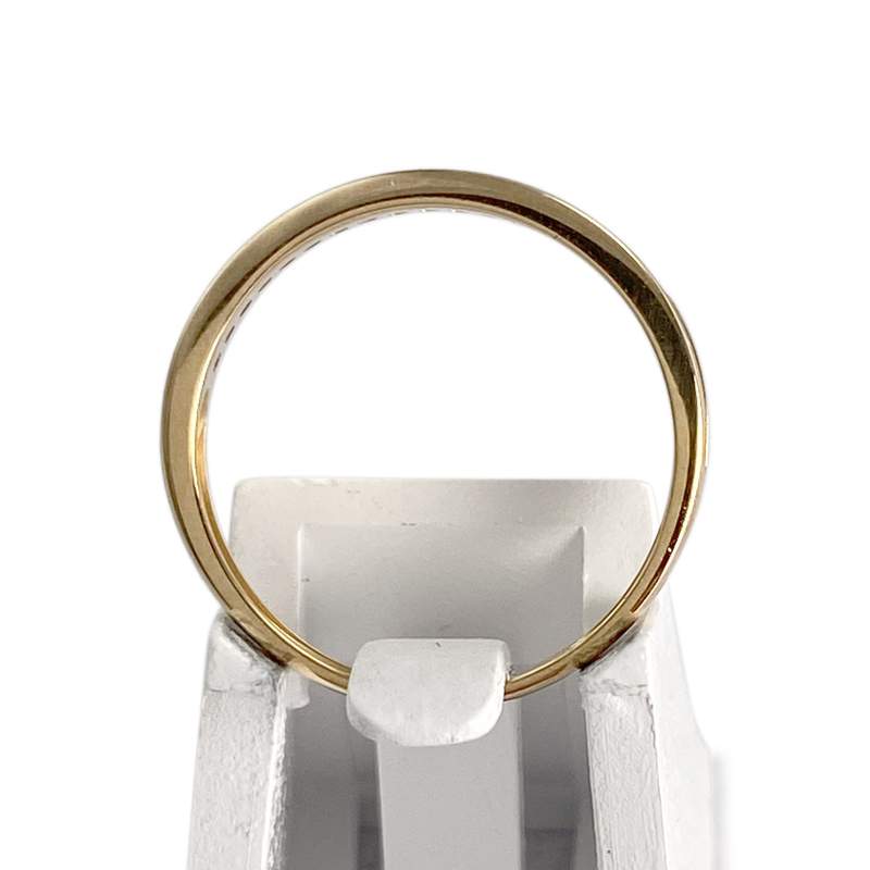 Bague d'occasion or 750 jaune diamant - vue 3