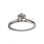 Bague d'occasion or 750 blanc diamant - vue 1